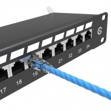 普联TP-LINK超五类24口屏蔽配线架TL-ED5e224