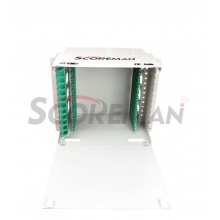 索高美Scoreman 144芯光纤配线架19英寸熔配一体化机框配线单元箱 24口ODF架