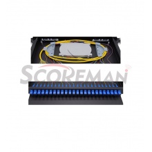 索高美Scoreman 24口光纤终端盒SCS952-24X 机架式光纤配线架 SC光纤配线架