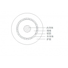 一舟（SHIP）SYV同轴电缆 实心聚乙烯绝缘聚氯乙烯护套柔软同轴射频电缆