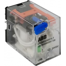 ABB插拔式微型接口继电器CR-MX系列带LED带测试按钮2c/o（SPDT）触点：250VAC/7A