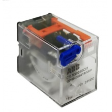 ABB插拔式微型接口继电器CR-MX系列带测试按钮2c/o（SPDT）触点：250VAC/7A